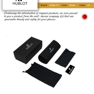 جلد اورجینال هابلوت / HUBLOT (H3) / اپتیک شایان