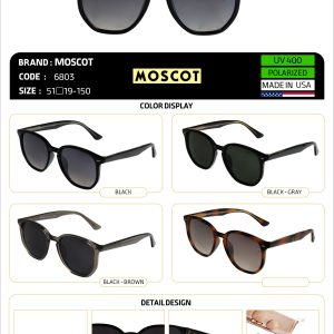 عینک آفتابی موسکات / MOSCOT 6803 / اپتیک شایان