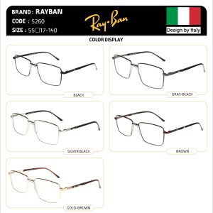 عینک طبی ری‌بن / RAY-BAN 5260 / اپتیک شایان